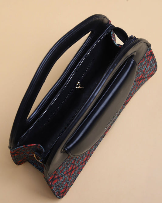 Kolkata Fabric Printing Crossbody Bag