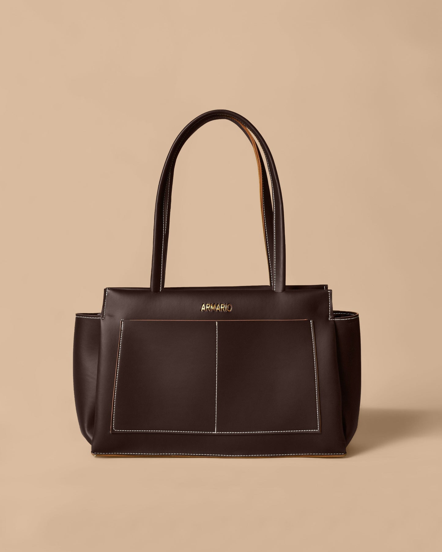 ARM Shoulder tote Bag (Chocolate Brown)