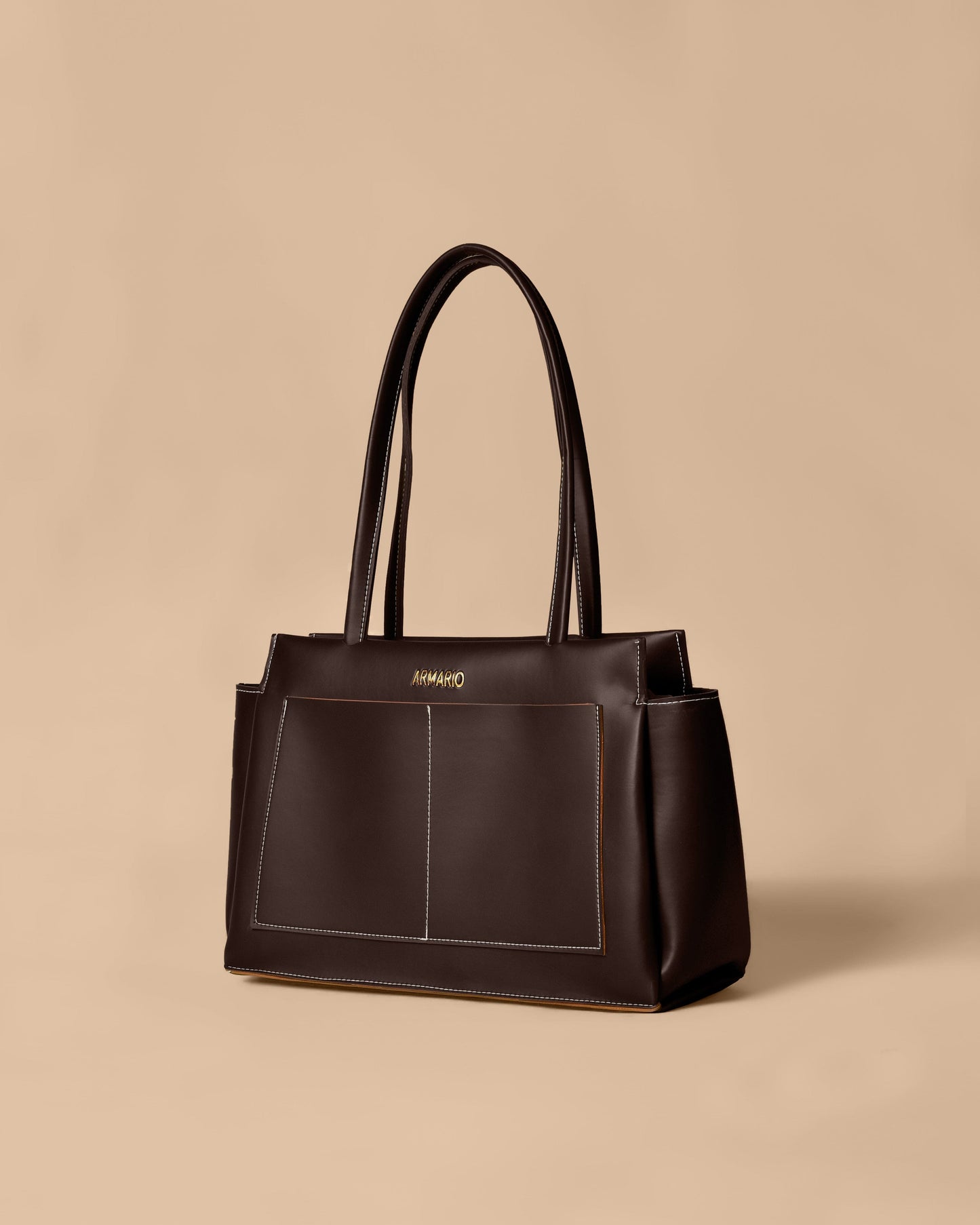 ARM Shoulder tote Bag (Chocolate Brown)