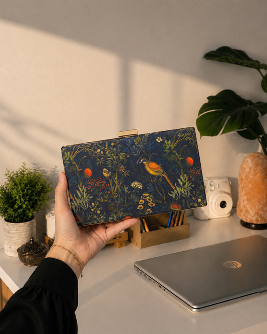 Armario Printed Clutch (Midnight Garden)