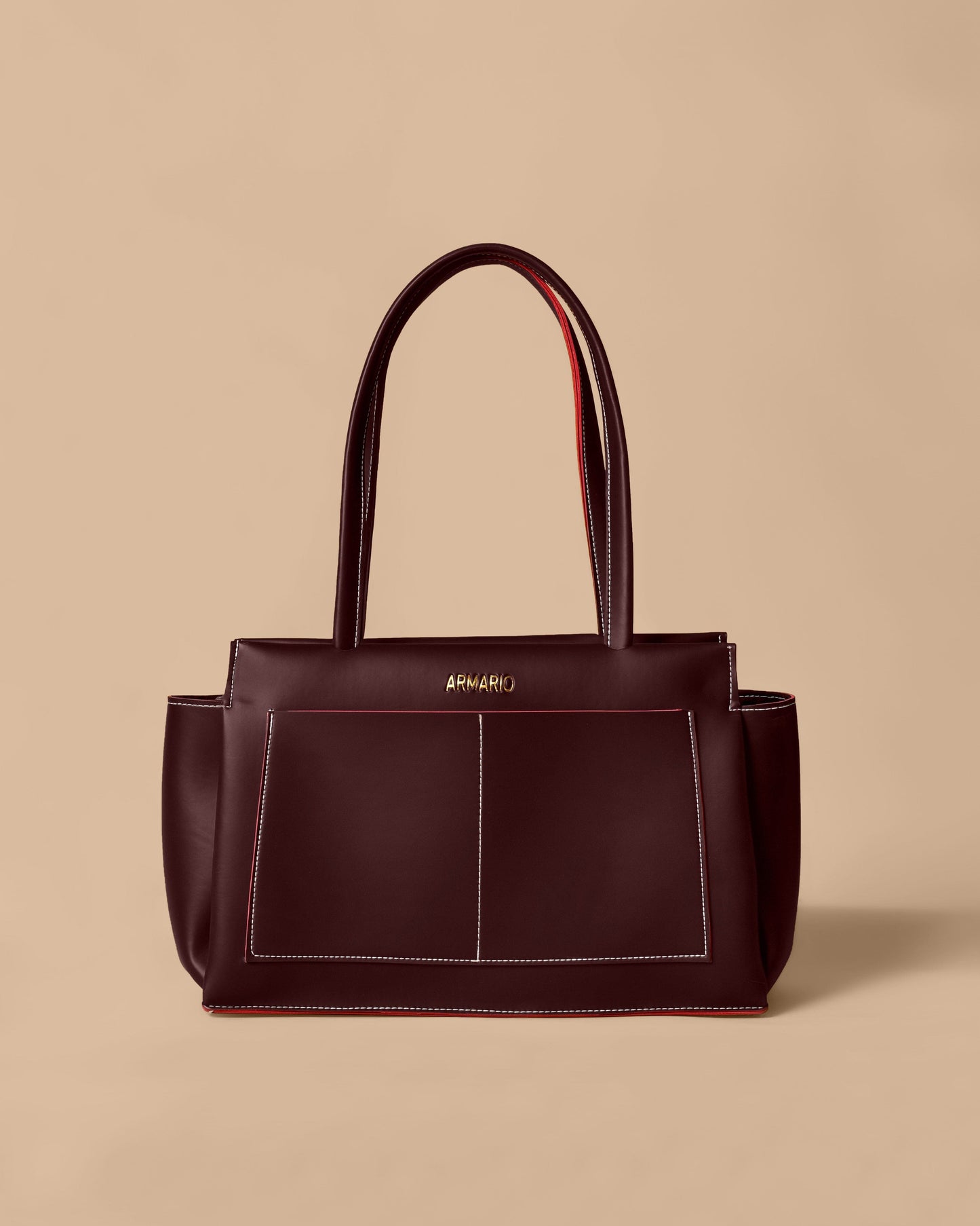 ARM Shoulder tote Bag (Maroon)