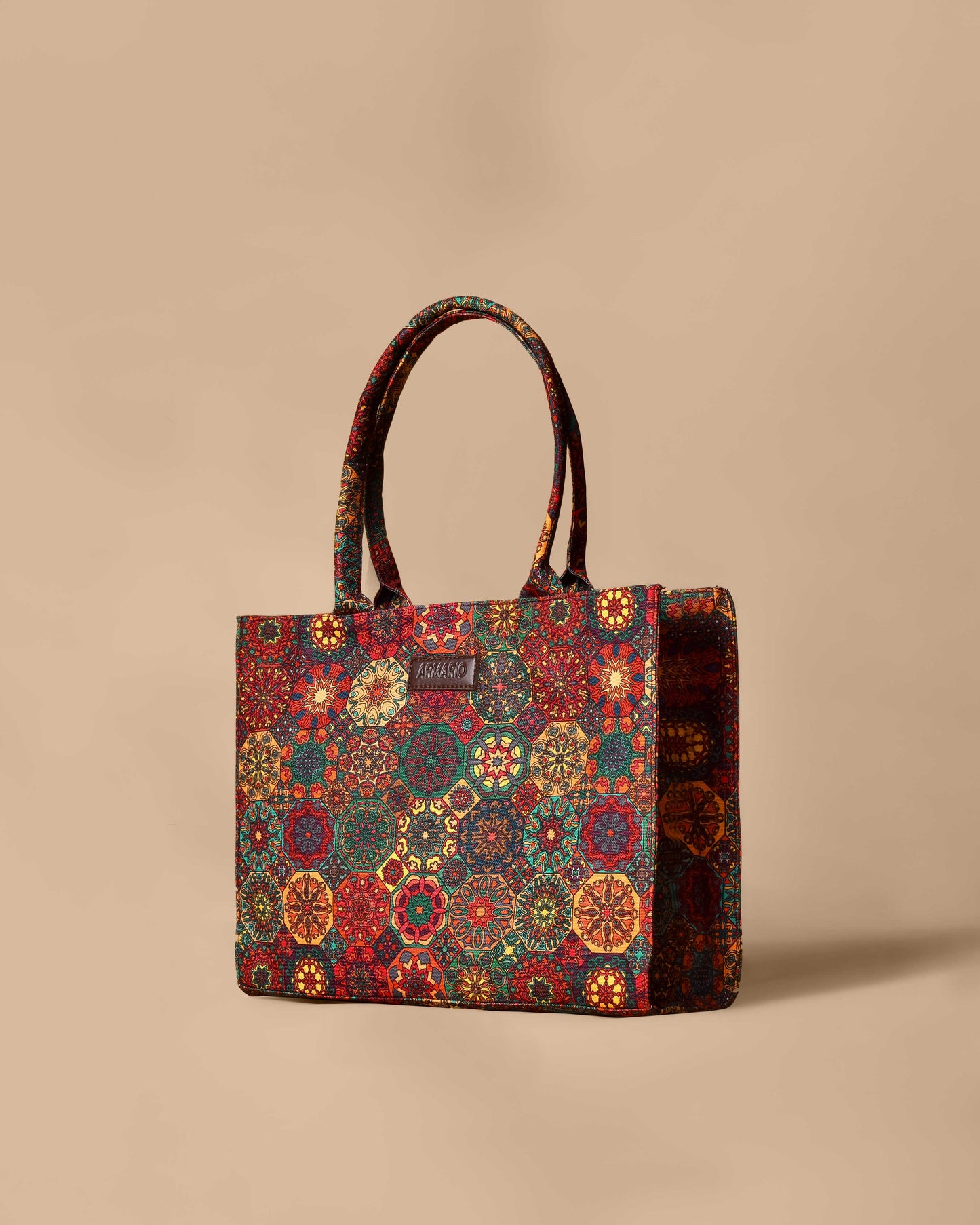 Cultural Print Tote Bag