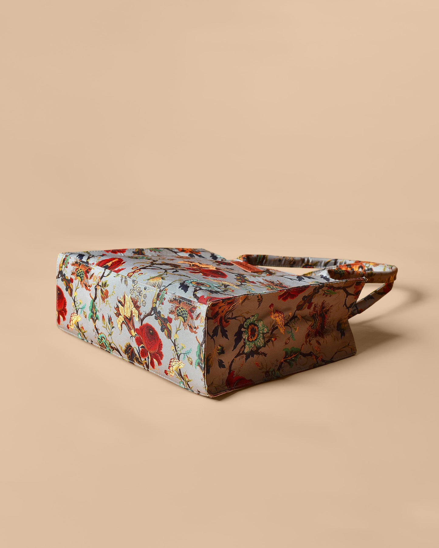Floral Print Tote Bag