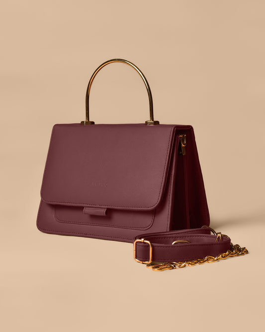Bella (Maroon) Crossbody Bag