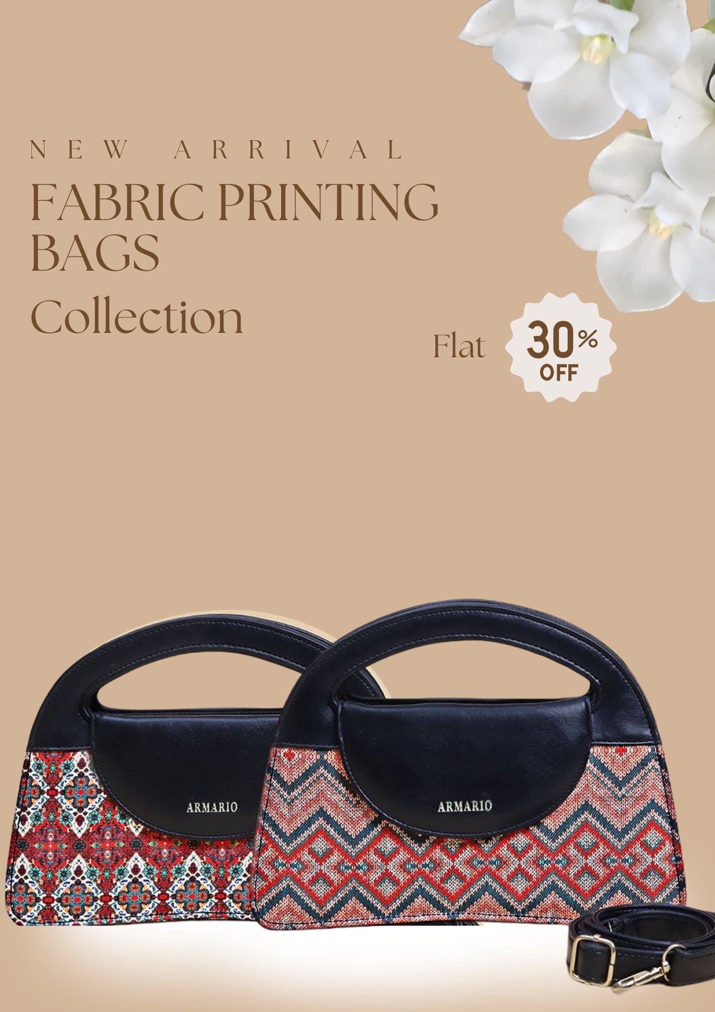 Fabric Printing Cross Body Bags(Eid Special Offer Free Shipping)