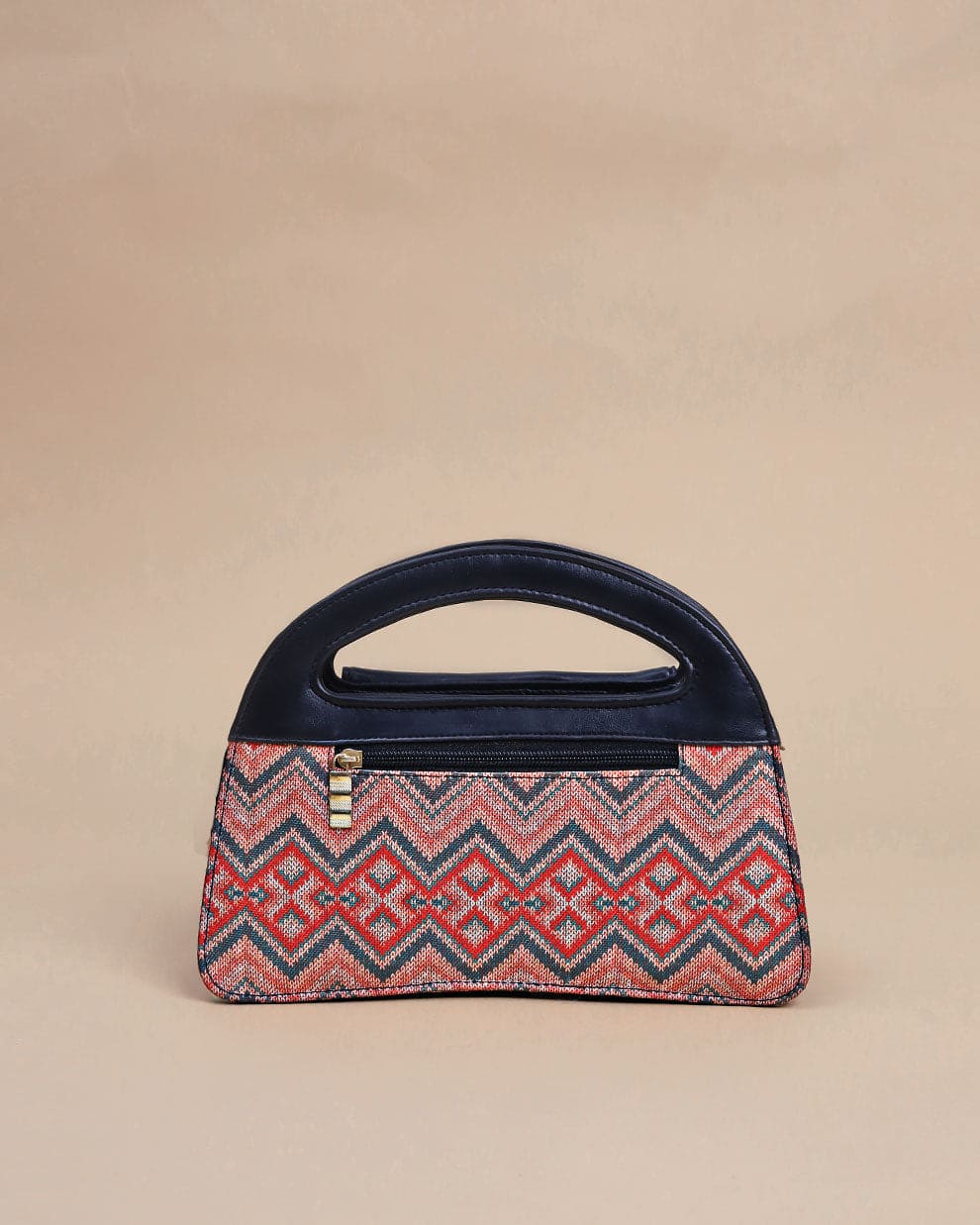 Weaves Fabric Crossbody Bag - Back View - Armario