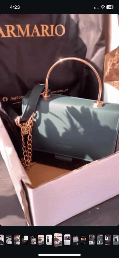 BELLA-OLIVE GREEN Crossbody Bag