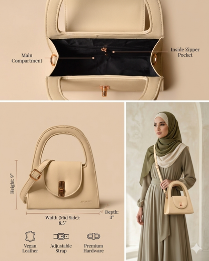 Pagani Crossbody Bag (Cream)