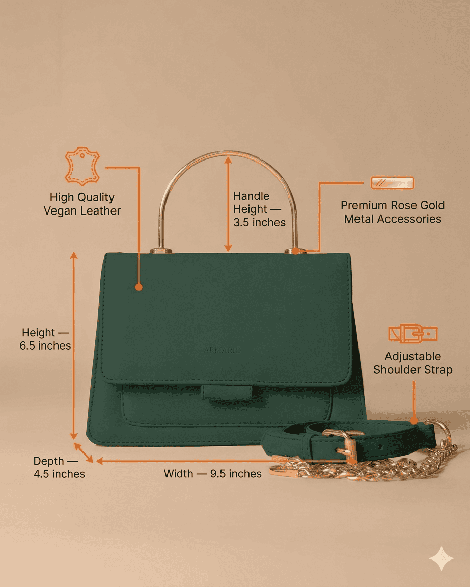 BELLA-OLIVE GREEN Crossbody Bag