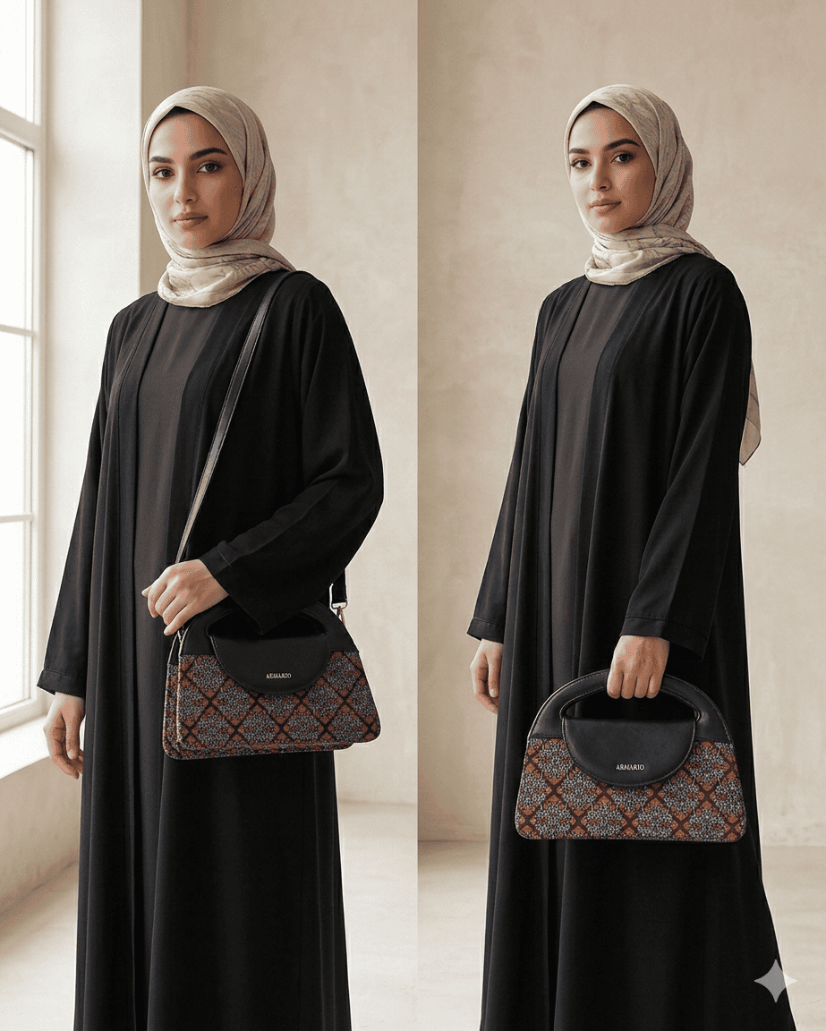 Kolkata Fabric Printing Crossbody Bag