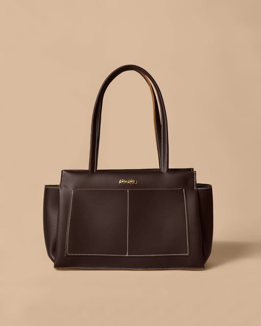 ARM Shoulder tote Bag (Chocolate Brown)
