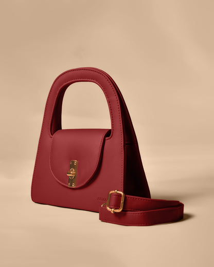 Pagani Crossbody Bag (Red Wine)
