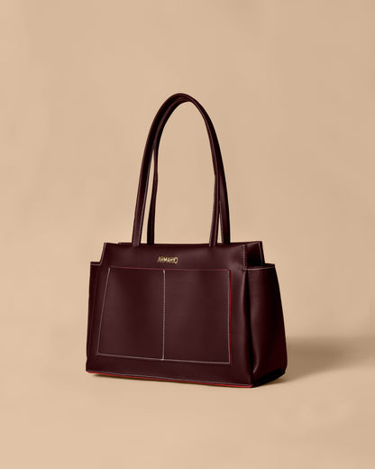 ARM Shoulder tote Bag (Maroon)