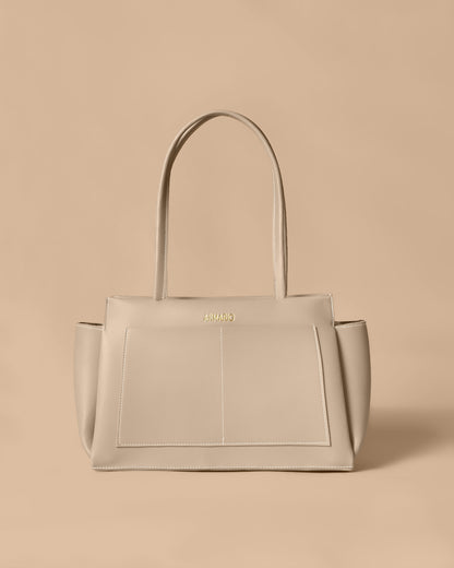 ARM Shoulder tote Bag (Off-White)