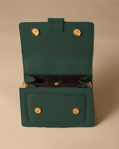 BELLA-OLIVE GREEN Crossbody Bag