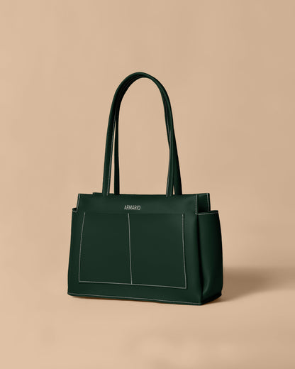 ARM Shoulder tote Bag (Olive Green)