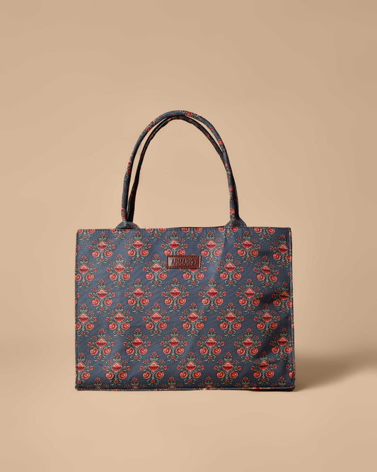 Mughal Garden Print Tote Bag