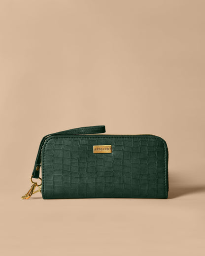 Women's Wallets Clutch (Olive Green)