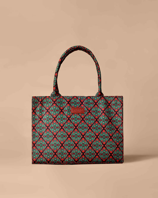 Kolkata Fabric Print Tote Bag
