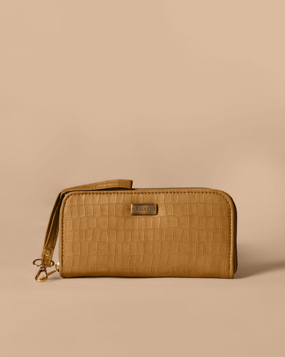 Women's Wallets Clutch (Metallic Orange)