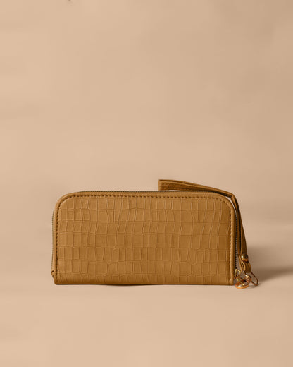 Women's Wallets Clutch (Metallic Orange)