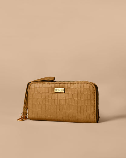 Women's Wallets Clutch (Metallic Orange)