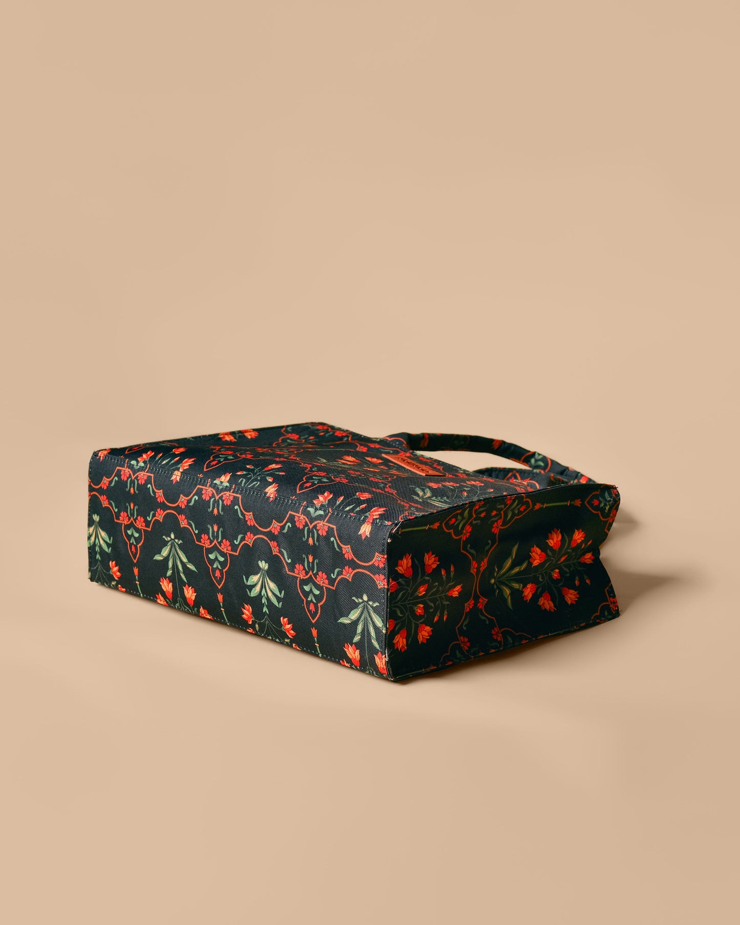 Taj Guldasta Black Print Tote Bag