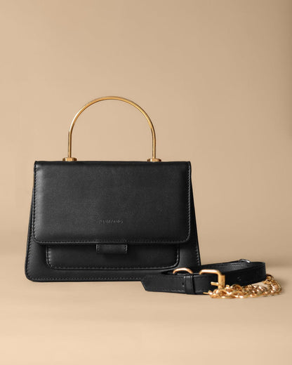 BELLA- BLACK Crossbody Bag